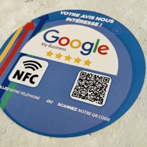 Stickers NFC Avis Google