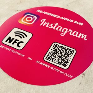 Stickers NFC instagram